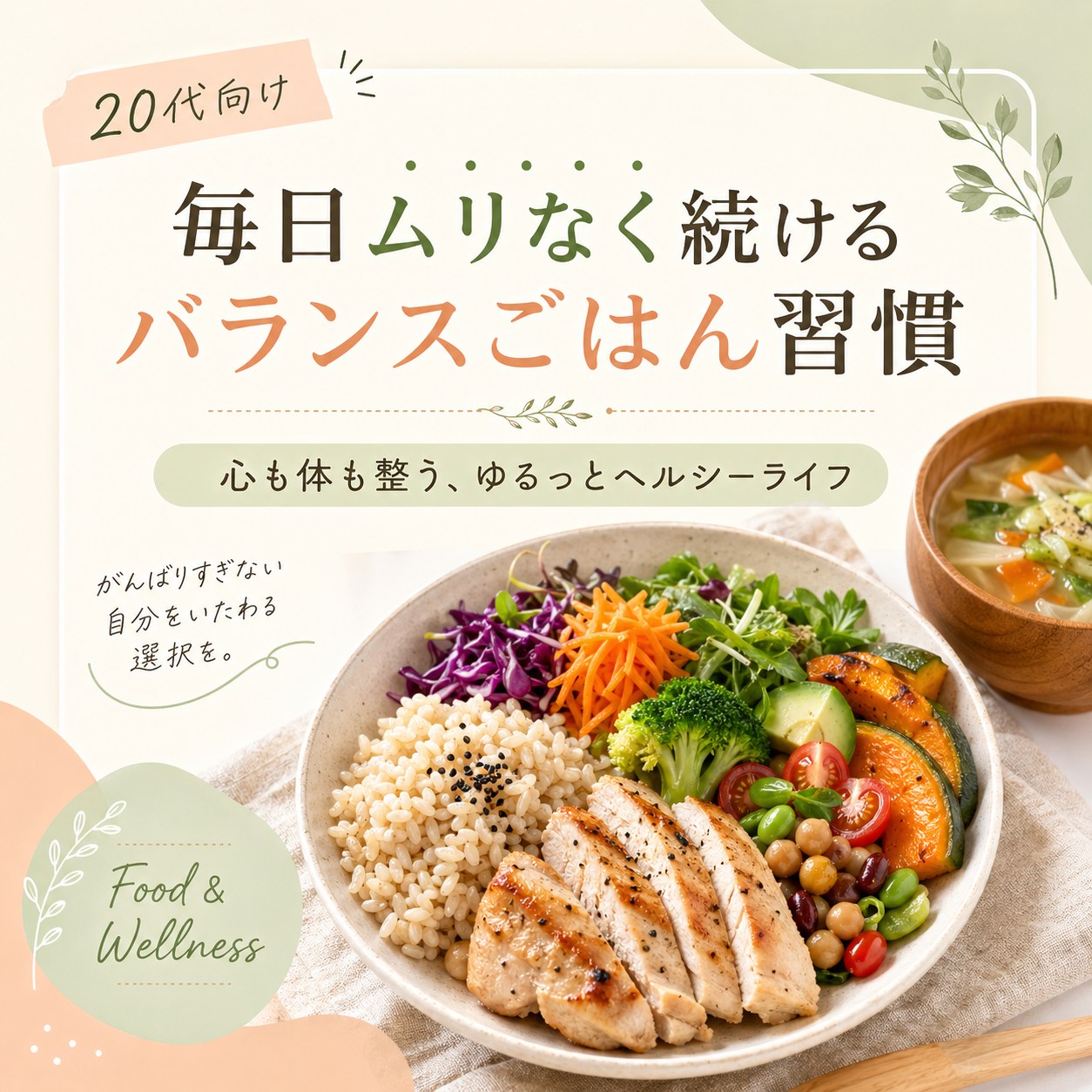 food - 毎日ムリなく続けるバランスごはん習慣